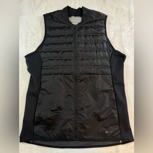 Nike Aeroloft Golf Vest Full Zip Front Zip Hand Pockets/ Stretch Panels Men’s LG